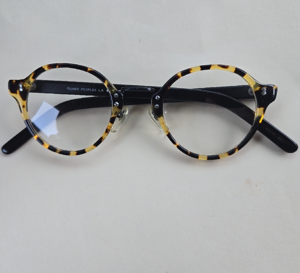 Oliver Peoples Vintage Eyeglasses 1955 404-AG-382 Tortoise/black.Japan 45[]22